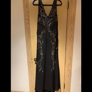 Roberto Cavalli chiffon Beaded Full length Gown.